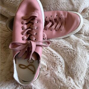 Sam Edelman Pink Textured Women's Sneakers